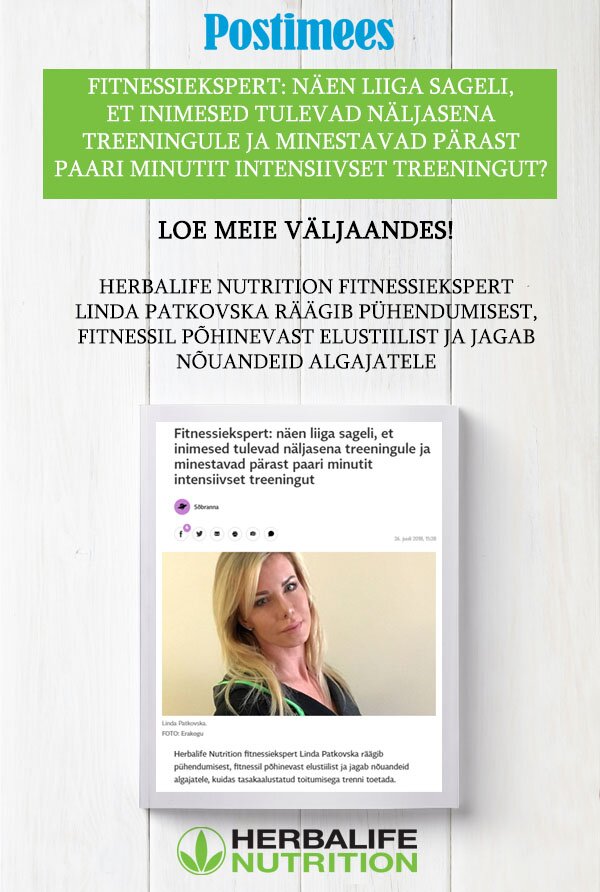 Fitnessiekspert: näen liiga sageli, et inimesed tulevad näljasena treeningule ja minestavad pärast paari minutit intensiivset treeningut